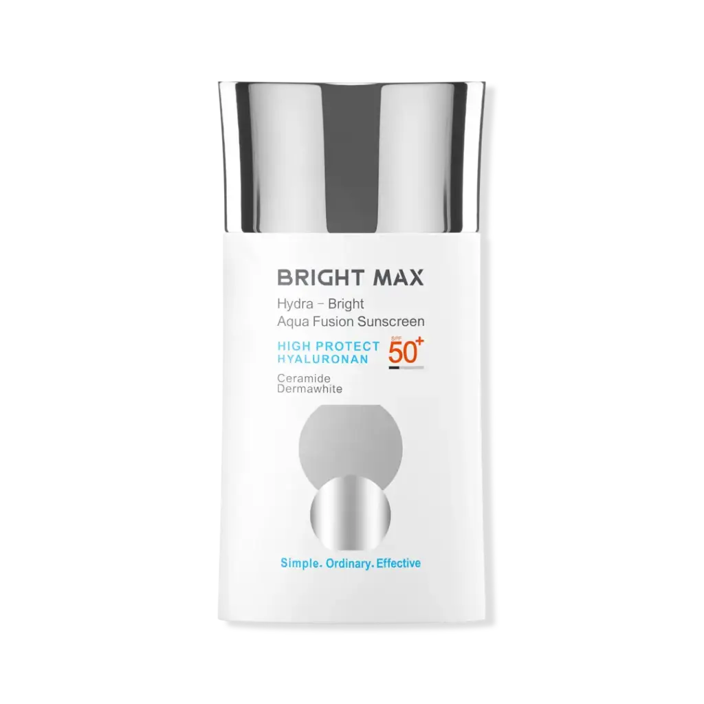 فلوئید ضد آفتاب آکوا فیوژن SPF50 بی‌رنگ برایت مکس هیدرا-برایت ۵۰ میلی‌لیتر