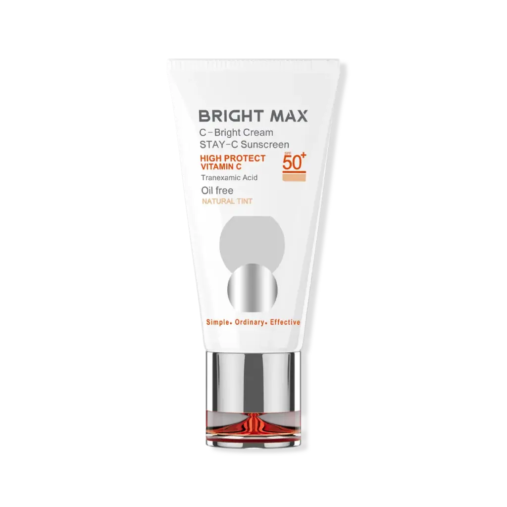کرم ضد آفتاب رنگی ویتامین سی SPF50 برایت مکس ث-برایت ۵۰ میلی‌لیتر