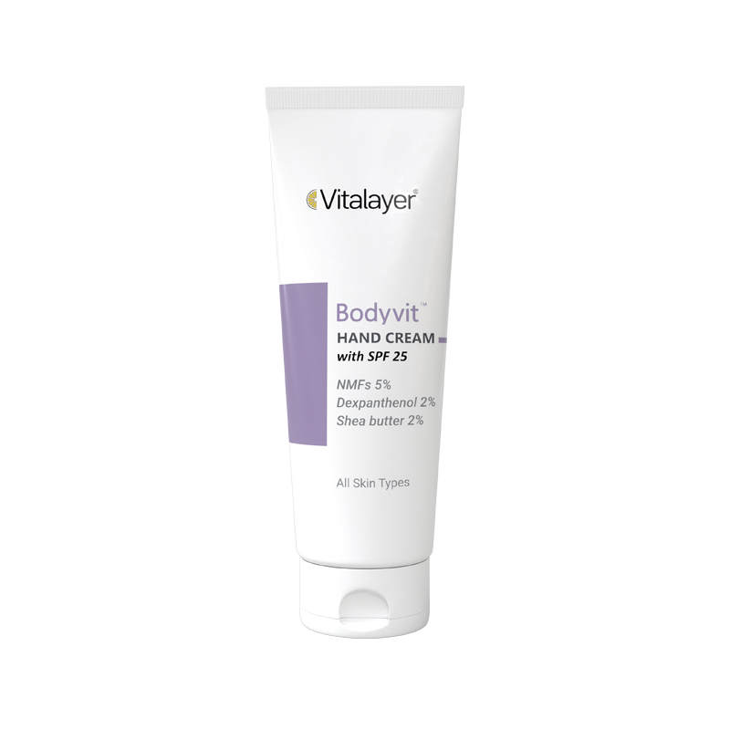 کرم مرطوب‌کننده دست SPF25 بادی ویت ویتالیر ۷۵ میلی‌لیتر